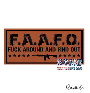 F.A.A.F.O. Leather Patch