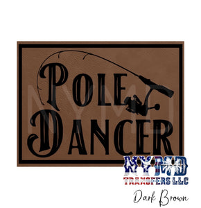 Pole Dancer Leather Patch