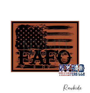 FAFO/Flag Leather Patch