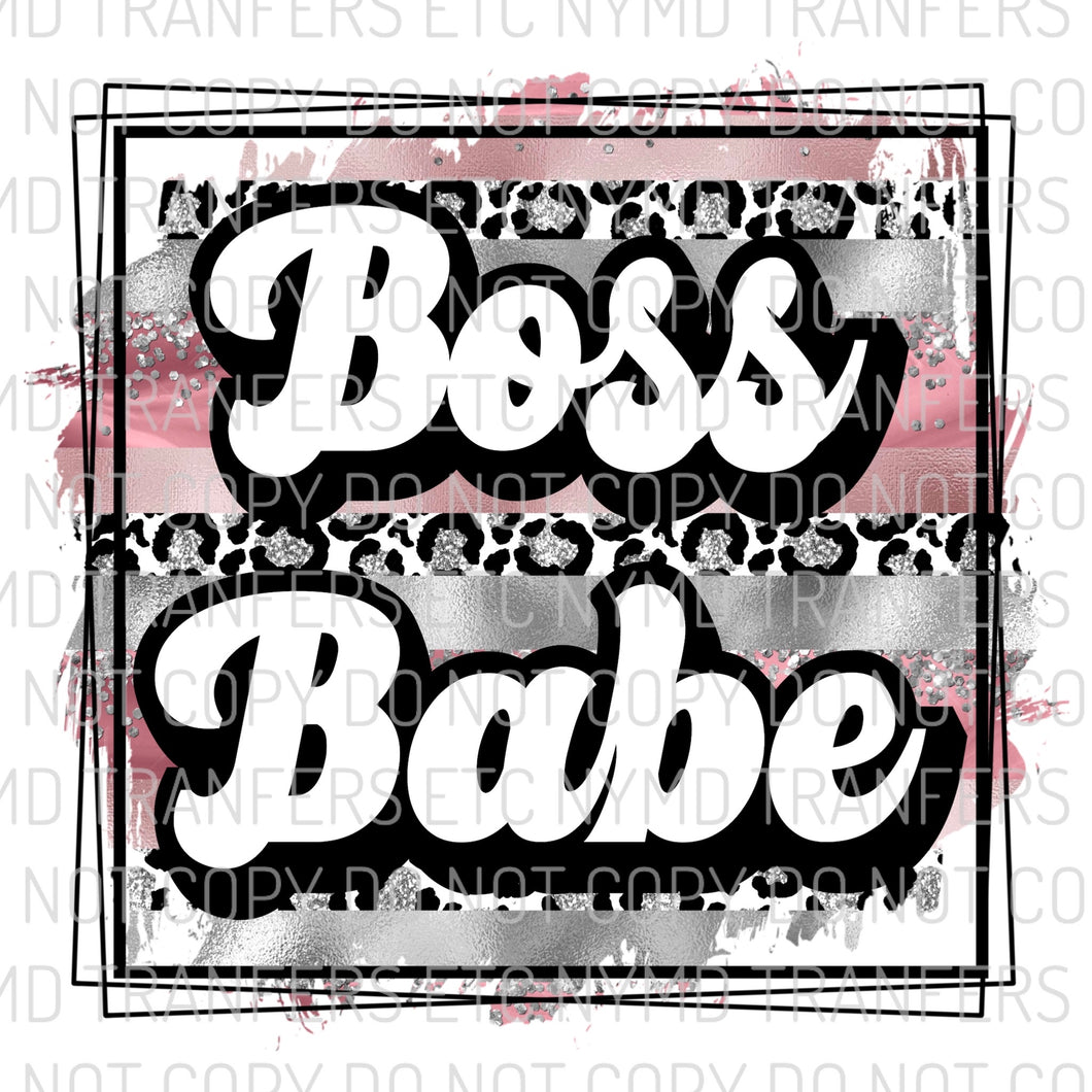 Boss Babe Ready To Press Sublimation Transfer